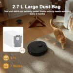 Pack of 10 Dust Bags for Roborock Q Revo/Q Revo Series/Qrevo Curv/S8 MaxV Ultra/Qrevo Pro/Qrevo Slim/Qrevo Master, 3L Capacity, Compatible Replacement Vacuum Bags for Roborock Qrevo Curve
