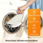 Pack of 10 Wipes for Roborock Q5 Pro, Q5 Pro+, Q8 Max, Q8 Max+, S5, S5 Max, S4, S50, S51, S55, S6, S6 Pure, S6 MaxV, Q7, Q7 Max Washable Microfibre Mop Pad Accessories, Reusable Mop Replacement Parts