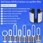 2 in 1 Filter Replacement Compatible with Dyson Air Purifier HP04 TP04 DP04 PH04 HP09 TP09 HP07 TP07 PH03 PH01,New Version H13 Grade True HEPA Filter & Activated Carbon Filter