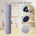 Ytaland Brush Roller Replacement Parts for Roborock Dyad Smart Wireless Wet Dry Vacuum Cleaner (3 Brush Roller + 1 HEPA Filter) (Not for model dyad pro)