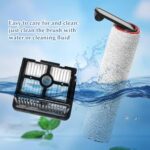 Main Brush Accessory Set for Dreame H12 Pro / H12 Dual Wet and Dry Vacuum Cleaner Replacement Parts, 2 Brush Rollers + 2 HEPA Filters + 1 Cleaning Brush