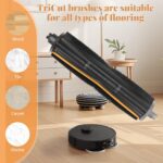 TriCut Brush Compatible with Dreame L10s Ultra/L20 Ultra/L10s Pro Ultra/X30 Ultra/X40 Ultra/L30 Ultra/L40 Ultra/X40 Master/L10s Ultra Gen 2 Vacuum Cleaner Robot, Pet Hair, Carpet and Hard Floor