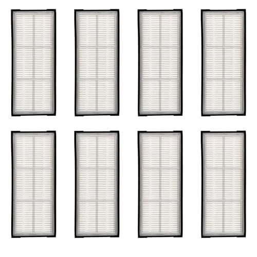 Pack of 8 HEPA Filters for Roborock S7 S7+ S7 MaxV, S7 MaxV Plus, S7 MaxV Ultra, S8 S8+ S7 Max Ultra, S7 MaxV Plus, S7 Plus, S7 Pro Ultra Q5 Robot Vacuum Cleaner Filter Accessories Replacement Parts