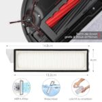 oGoDeal Accessory Set for Roborock S8 Maxv Ultra, 6 x Dust Bags, 2 x Main Roller Brushes, 4 x Side Brushes, 2 x Filters, 6 x Mop Wipes, Spare Parts Robot Vacuum Cleaner Replacement Parts Robot Vacuum