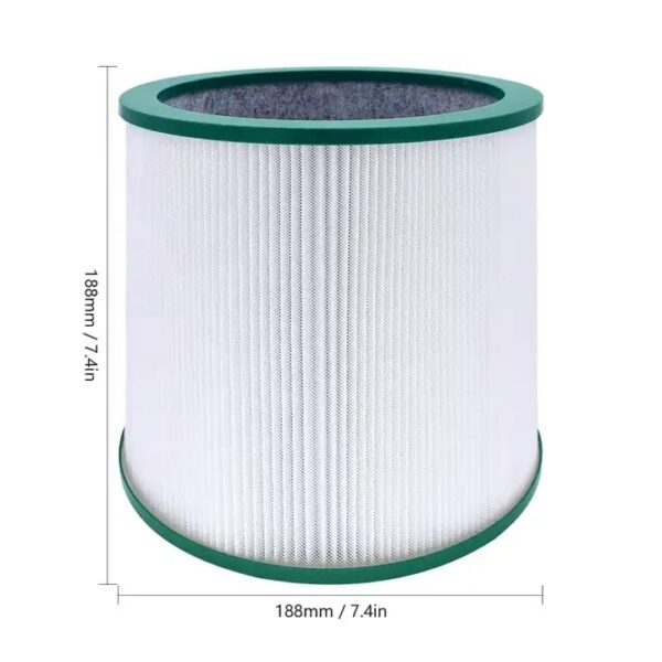 Replacement Air Purifier HEPA Filter 968126-03 for Dyson Pure Cool Link TP01, TP02 and BP01 Air Purifier