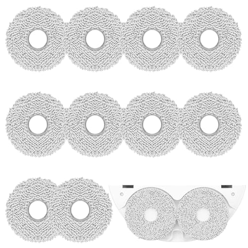 Pack of 8 Accessories Cleaning Cleaning Parts for Roborock Q Revo, Wipes for Roborock, Accessories for Roborock Qrevo, Mop Pads for Roborock, Accessories for Q Revo, Accessories for Qrevo
