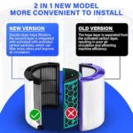 2 in 1 Filter Replacement Compatible with Dyson Air Purifier HP04 TP04 DP04 PH04 HP09 TP09 HP07 TP07 PH03 PH01,New Version H13 Grade True HEPA Filter & Activated Carbon Filter