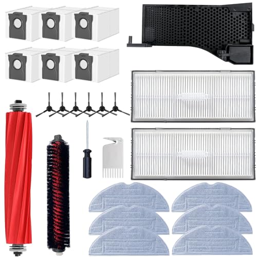 25-Piece Accessories for Roborock S7 Maxv Ultra, Replacement Parts for Roborock S7 Accessory Set Pro Ultra