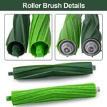 WuYan Robot Vacuum Cleaner Parts for iRobot Roomba i7 i7+ / i7 Plus E5 E6 E7 Includes 2 Roller Brushes, 2 Filters, 4 Side Brushes