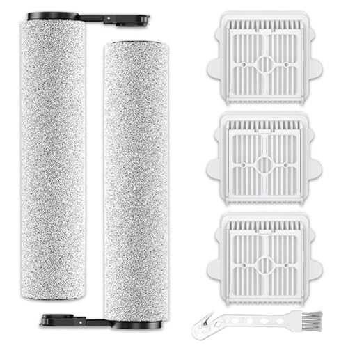 Ytaland Replacement Parts Accessories for Roborock F25 / F25 ACE / F25 RT / F25 LT / F25 ALT Wet and Dry Vacuum Cleaner, 2 Brush Rollers + 3 Filters