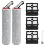 Accessories for Dreame H15 Pro, Replacement Parts for Dreame H12 Pro FlexReach, H15 Pro, H15 Mix, H14 AE, H15S Wet/Dry Vacuum Cleaner with 2 Brush Rollers and 3 Filter Robot Vacuum Cleaner