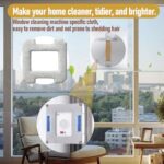Washable Microfibre Cleaning Pad Window Cleaning Replacement Parts Accessories, Pack of 16 Cleaning Cloths for ECOVACS Winbot W2 PRO Omni / W2 PRO / W2 / W1 PRO / W1 Window Cleaning Robot