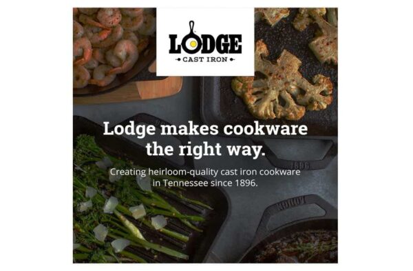 تابه چدنی 20 سانت لاج مدل Lodge Chef Collection - تصویر 6