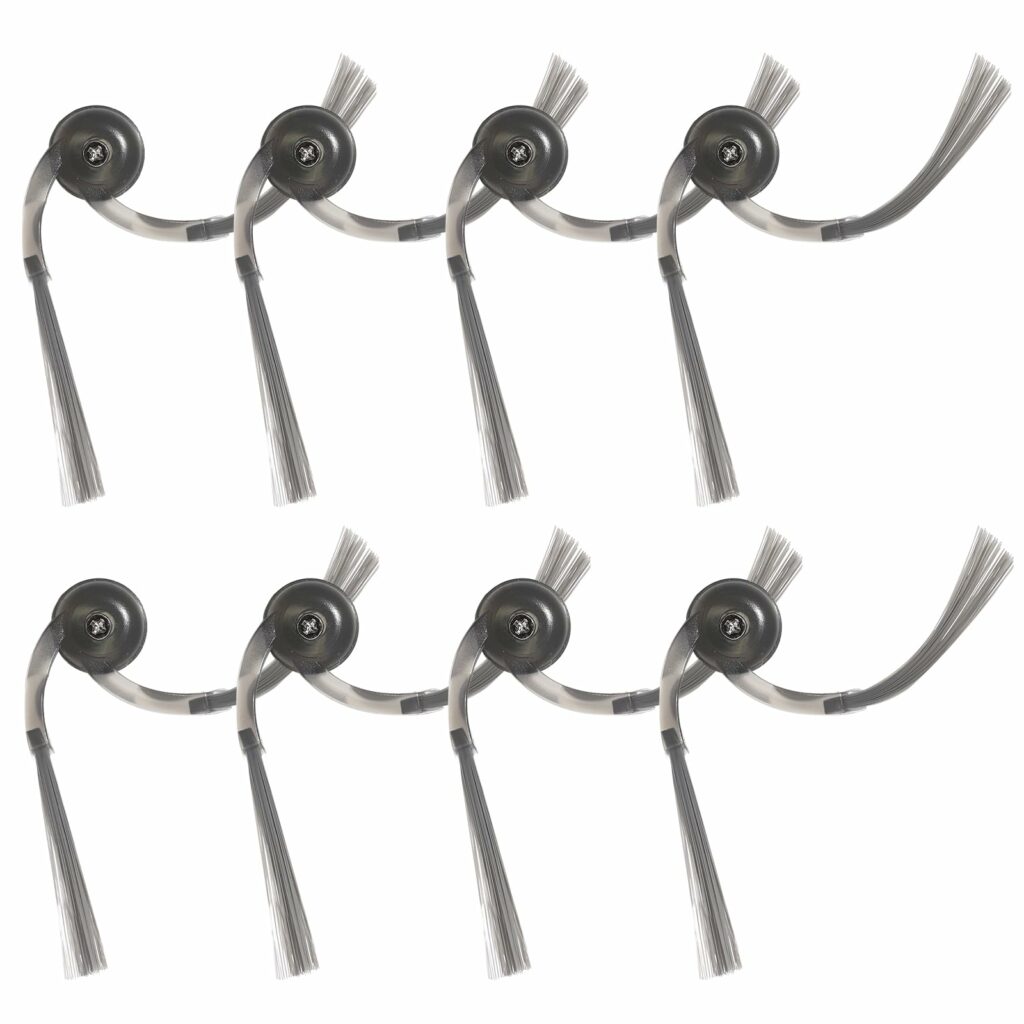 8pcs Side Brushes Replacement Parts for Roborock Saros 10 / Saros 10R / Qrevo Curve/Qrevo Curve/Qrevo Edge/Qrevo Curv S5X / Qrevo Edge S5A / QV 35S/35A, Q10 S5/X5, Q7 M5 Vacuum Cleaner Robot