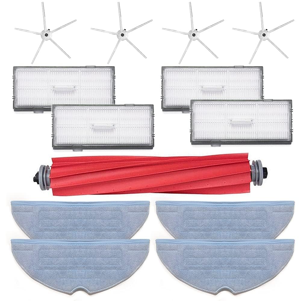 INF Replacement Accessories for Xiaomi Roborock S7 S7+ S7 Plus S7 MaxV Plus Ultra T7 T7S T7 Plus T7 Plus Main Brush Side Brushes High Efficiency HEPA Air Filters Wipes