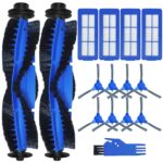 Brush Roll and Filters Replacement Kit for Eufy Robovac 11S Max, 15C Max, 30C Max, G20, G30, G30 Edge, G32 Pro Robot Vacuum Cleaner
