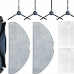 Replacement Accessories for Eufy G50 Hybrid / L60 Hybrid, Pack of 9 Replacement Parts for Eufy L60 Hybrid Includes 1 Main Brush, 4 Side Brushes, 2 Filters, 2 Dust Bags