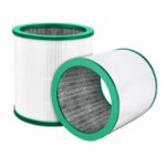 PINREK 2-Pack TP01 H13 True HEPA Replacement Filter for Dyson TP01 TP02 TP03 AM11 BP01 Tower Air Purifier, 3-Stage Activated Carbon Pure Air for Dust Allergens Odors, Replaces #968125-03