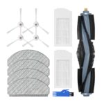 Replacement Accessory Set for Ecovacs Deebot T10+, 1 Main Brush, 2 Filters, 4 Side Brushes, 4 Mop Cloths, 1 Brush Cleaning Tool