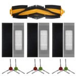 Filter Brush Mop Cloth Replacement Parts Accessory Set for Yeedi Vac 2 Pro, Vac Max, Vac Hybrid, Vac Station, for Ecovacs N8/T5/DJ65/DX55 Robot Vacuum Cleaner Accessories