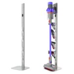 OUTBROS Vacuum Cleaner Stand Compatible with Dyson Gen5 V15s V15 V12 V11 V10 V8 V7 V6, Vacuum Cleaner Floor Stand, Accessory Holder Store and Organise, Silver