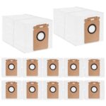 Pack of 10 Sweeping Robot Dust Bags Compatible with Roborock H50 Ultra, Sweeper Accessories, Accessories for Handheld Vacuum Cleaners, Dust Bags for Robot Vacuum Cleaner, 3L Large Capacity Vacuum
