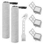 Accessories for Roborock F25/F25 LT/F25 RT/F25 ACE/F25 ALT/F25 GT/F25 XT/F25 ACE Combo/F25 Combo, 2 Brush Rollers + 3 HEPA Filters + 1 Cleaning Brush, Efficient Cleaning without Floor Damage