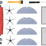 Accessory Replacement Compatible with Roborock S7 / T7 / S7+ S7 MaxV / S7 MaxV Plus / S7 MaxV Ultra / T7 Plus, T7S / T7S Plus. 4 Side Brushes, 4 Wipes, 2 Filters, 1 Main Brush, Tool