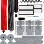 30 pieces accessories for Roborock S8 MaxV Ultra/S8 Max Ultra vacuum cleaner, 2 main brushes, 4 HEPA filters, 4 mops, 4 side mops, 6 dust bags, 6 side brushes, 1 self-cleaning brush, 1