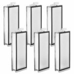 Pack of 6 Hepa Filters for Roborock Filters Compatible with Q5/Q7/Q8 Max+ & T8 – Washable for HEPA Filter for Robot Vacuum Cleaners, Reusable, Powerful