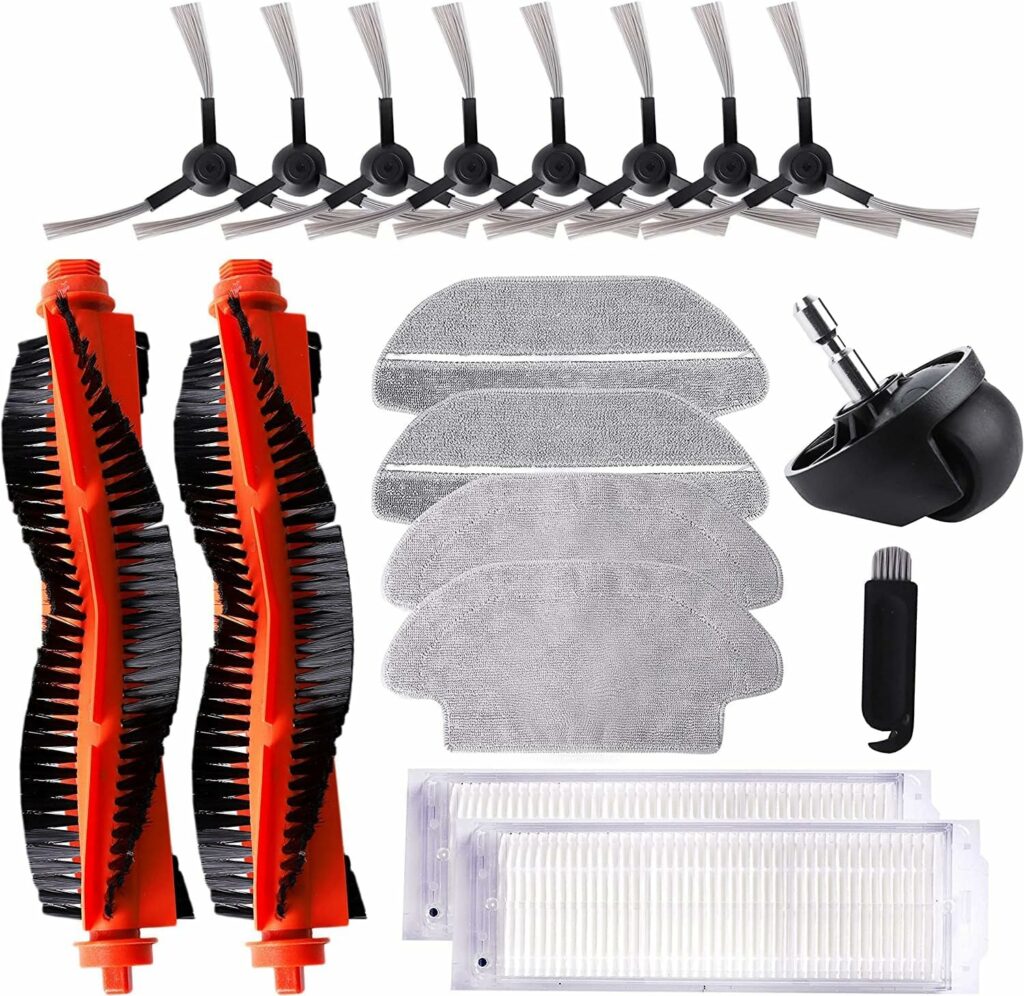 KEEPOW 18 Piece Accessories for Xiaomi Mi Robot Vacuum Cleaner Mop 2S/Mop P/Mop Pro Robot Vacuum Cleaner Replacement Parts