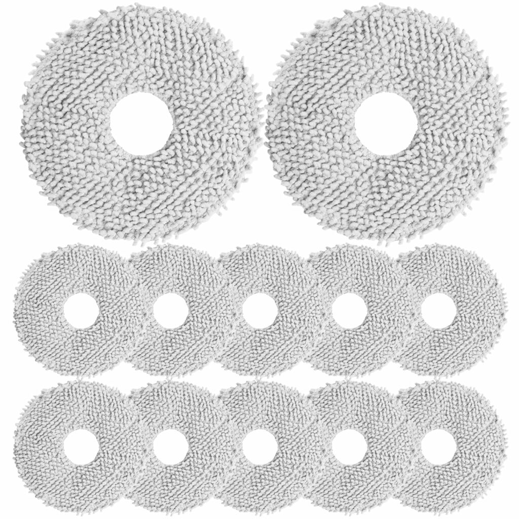12 Wipes for Dreame L40 Ultra, Accessories for Robot Vacuum Cleaner Dreame L10s L50 Pro Ultra, X40 X50 L20 L10 X30 Ultra, L10 Prime, L10s Ultra Gen2, L10s Pro Gen 2, X40 Master Replacement