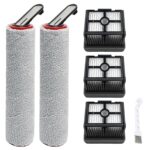 Accessories for Dreame H15 Pro, Replacement Parts for Dreame H12 Pro FlexReach, H15 Pro, H15 Mix, H14 AE, H15S Wet/Dry Vacuum Cleaner with 2 Brush Rollers and 3 Filter Robot Vacuum Cleaner