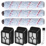 Accessories for Bissell CrossWave 3-in-1, with 3 Floor Brushes + 3 Filters + 1 Cleaning Brush Compatible with Bissell 17132 2582N 2225N 1785 Series Vacuum Cleaner