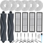 Accessories for Dreame L10s Ultra / L10s Pro / L10 Ultra Replacement Parts for Xiaomi X10+ Vacuum Cleaner, 2 Main Brushes, 4 HEPA Filters, 6 Wipes, 6 Side Brushes