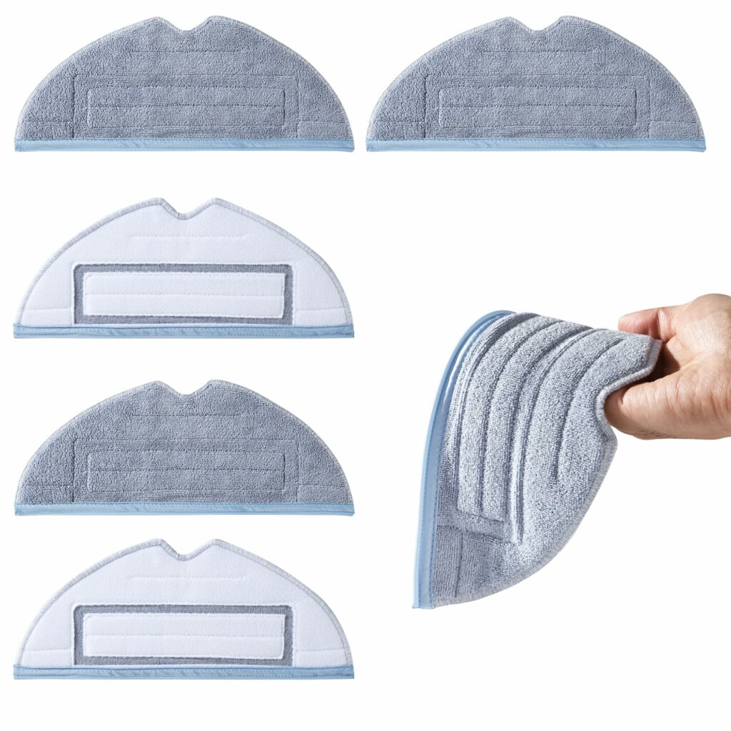 Pack of 8 Wipes for Roborock S8/S7/S7 MaxV Ultra/S7 MaxV Plus/S7 MaxV/S7 Max Ultra/S7 Pro Ultra/T7 Special Cleaning Cloth, Microfibre Washing Mop