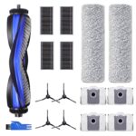 X8 Accessories Replacement Compatible with Ecovacs Deebot X8 Pro OMNI / X8 OMNI Robot Vacuum Cleaner, 1 Main Brush, 4 Filters, 4 Side Brushes, 2 Brush Rolls, 4 Antibacterial Dust Bags, 1 Cleaning