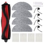Q7M5 Accessory Replacement for Roborock Q7 M5/Q7 M5+, Q7 L5/Q7 L5+ Robot Vacuum Cleaner, 1 Main Brush, 4 Filters, 4 Side Brushes, 4 Mop Wipes