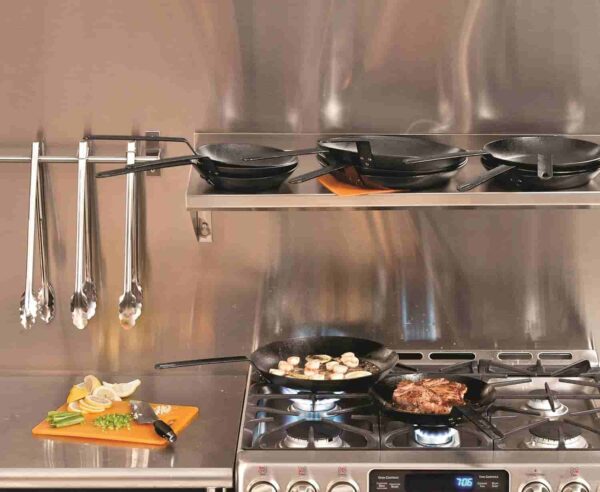 تابه کربن استیل 38 سانتی لاج Lodge Carbon Steel Skillet - تصویر 6