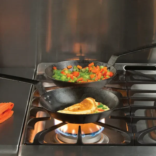 تابه کربن استیل 25 سانتی لاج Lodge Carbon Steel Skillet - تصویر 6