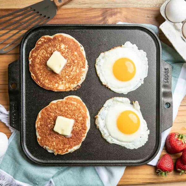 صفحه گریل دو طرفه چدن اصل 26 سانت لاج Lodge Reversible Grill - تصویر 2