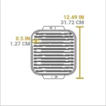 صفحه گریل دو طرفه چدن اصل 26 سانت لاج Lodge Reversible Grill - تصویر 5