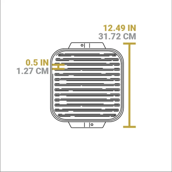 صفحه گریل دو طرفه چدن اصل 26 سانت لاج Lodge Reversible Grill - تصویر 5