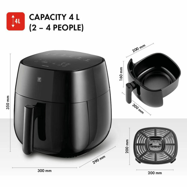 سرخ کن بدون روغن زولینگ مدل ZWILLING Air Fryer - تصویر 21