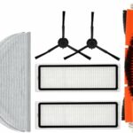 INF Replacement Parts Accessories for Xiaomi Mijia 1C / 2C / Dream F9 / Mop 2 Pro Plus, Vacuum Cleaner Replacement Accessory Kit 7 Pieces, 1 x Main Brush, 2 x Filter, 2 x Side Brush, 2 x Wipes