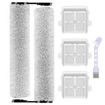 Replacement Roller Brushes & HEPA Filters Compatible with Roborock F25 / F25 ALT Handheld Wireless Vacuum Cleaner – Compatible Accessory Set, 2 Roller Brush and 3 Filters