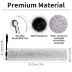 Replacement Roller Brushes & HEPA Filters Compatible with Roborock F25 / F25 ALT Handheld Wireless Vacuum Cleaner – Compatible Accessory Set, 2 Roller Brush and 3 Filters
