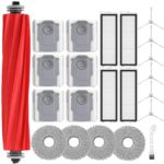 JORAIR 22-Piece Accessory Set Compatible with Roborock Qrevo S/Qrevo Pro/Qrevo Max V Robot Vacuum Cleaners, Qrevo S/Qrevo Pro/Qrevo MaxV Replacement Parts for Roborock Robot Vacuum Cleaner