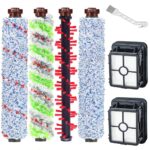 S YTALAND 2306A,1785A Replacements Brush Roller & Filters Set Compatible with Bissell Crosswave 2306 2551 1785 Series Wet Dry Vacuum Cleaner (1 Set 1868 +2306 +1926 + 1934 Brush Roll & 2 Pack Filter)