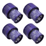 Fre.Filtor 4-PACK Replacement Filters Compatible with Dyson V10 SV12 Vacuum,Compare to Part # 969082-01